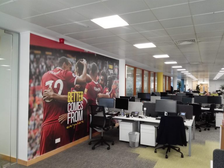 polycril installation at the western union head offices
